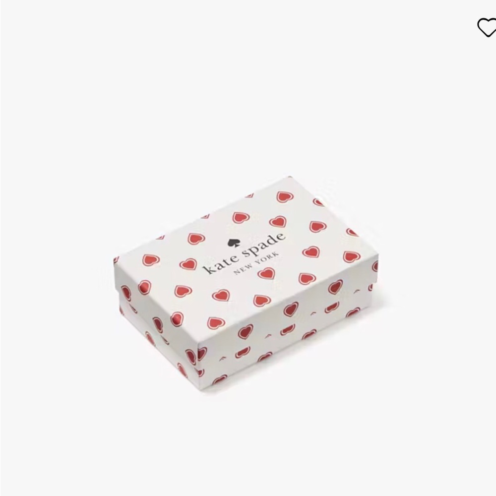 Kate Spade Heart Print Wristlet & Key Chain
